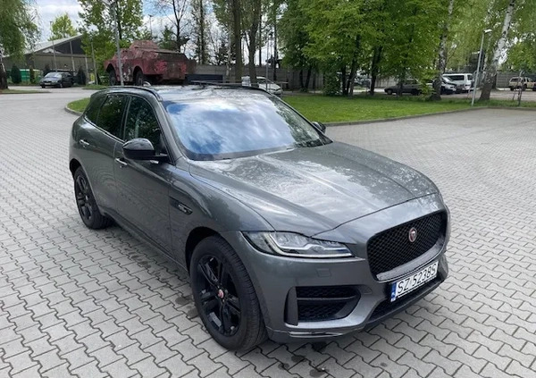 Jaguar F-Pace cena 95700 przebieg: 162000, rok produkcji 2017 z Zabrze małe 379